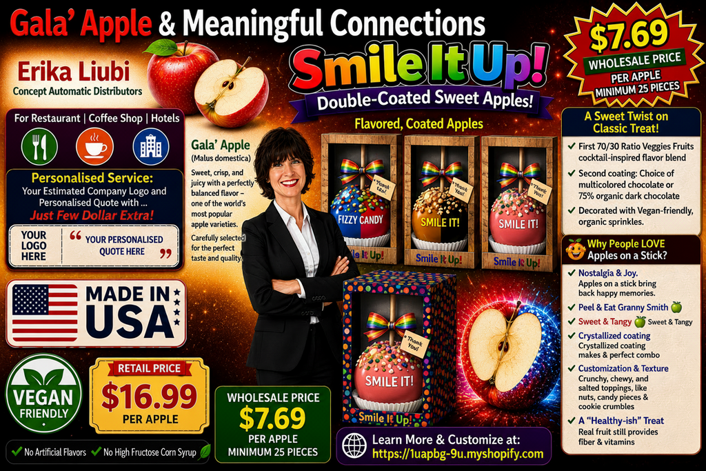 Gala' Apple Double Coated 75% Dark Choccolate