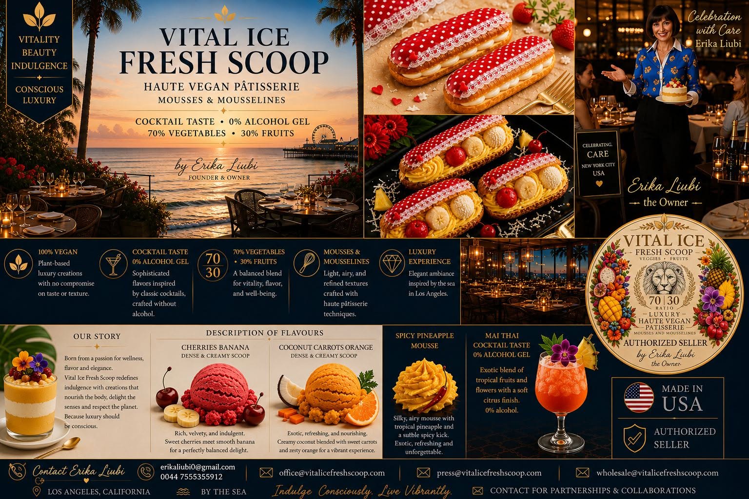 Vital Ice™ – French Asian Inspired Luxury Vegan Pâtisserie