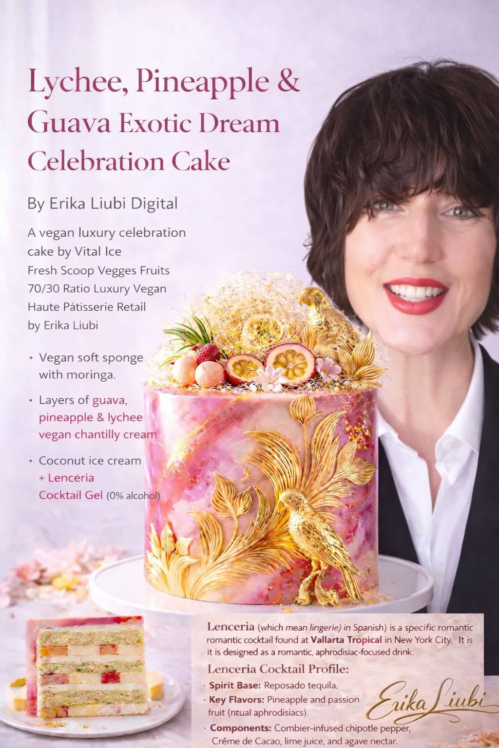 Vital Ice Cream Veggies Fruits 70 30 Ratio Luxury Vegan Ice Cream Haute Patisserie