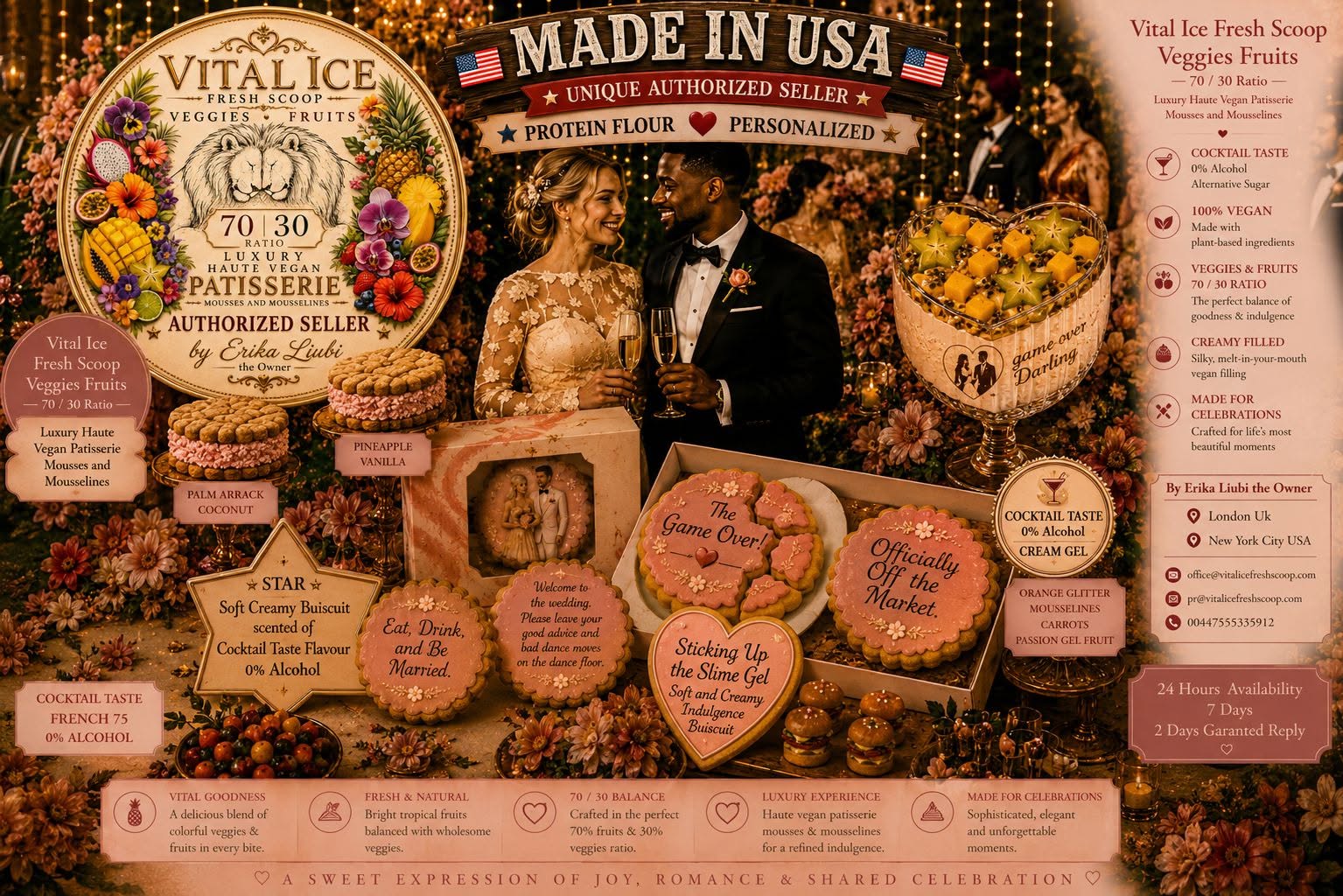Vegan COOKIES Cocktail Taste 0% Alchool