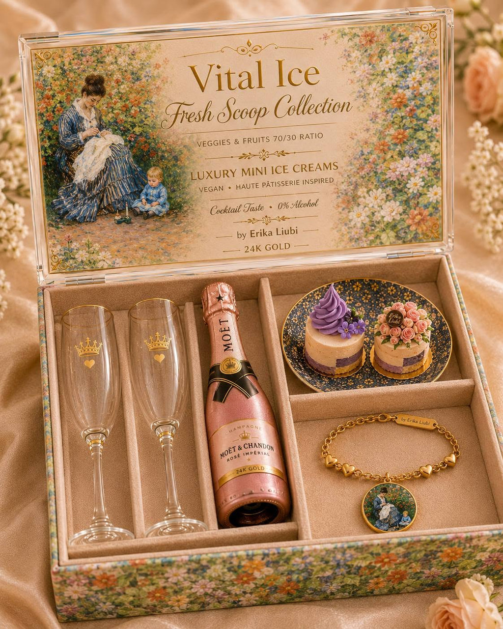 Luxury Box Vital Ice Fresh Scoop 70/30 Ratio Veggies Fruits