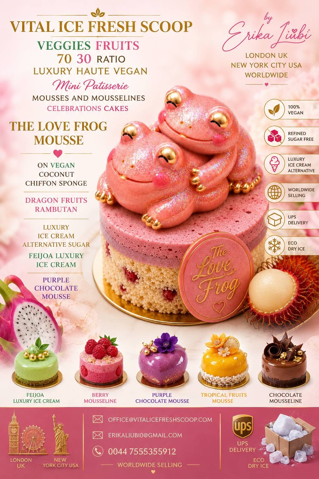Vital Ice™ – French Asian Inspired Luxury Vegan Pâtisserie