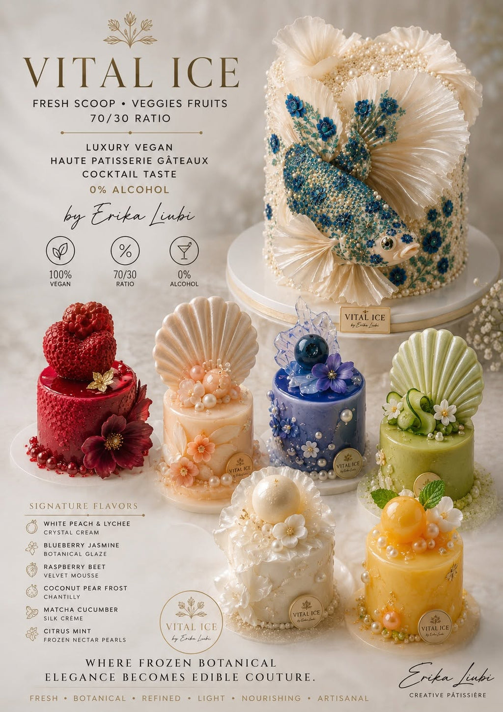 Vital Ice™ – French Asian Inspired Luxury Vegan Pâtisserie