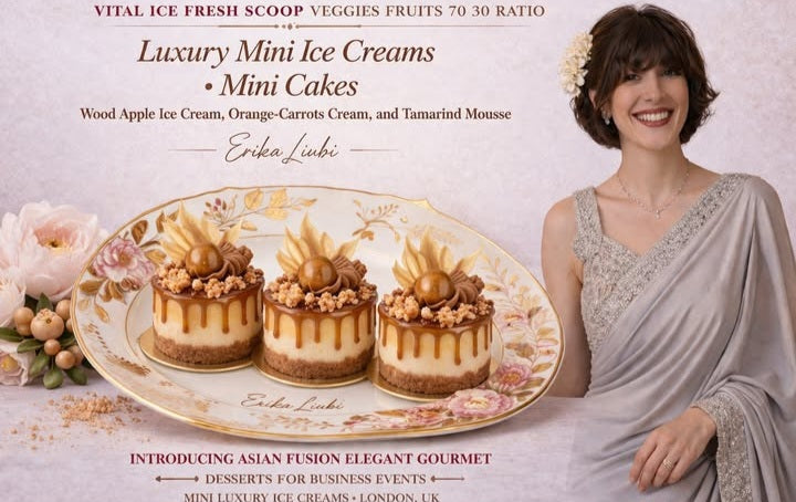 Glazed Mini Vegan Semifreddi available in 3 signature flavours.VITAL ICE FRESH SCOOP