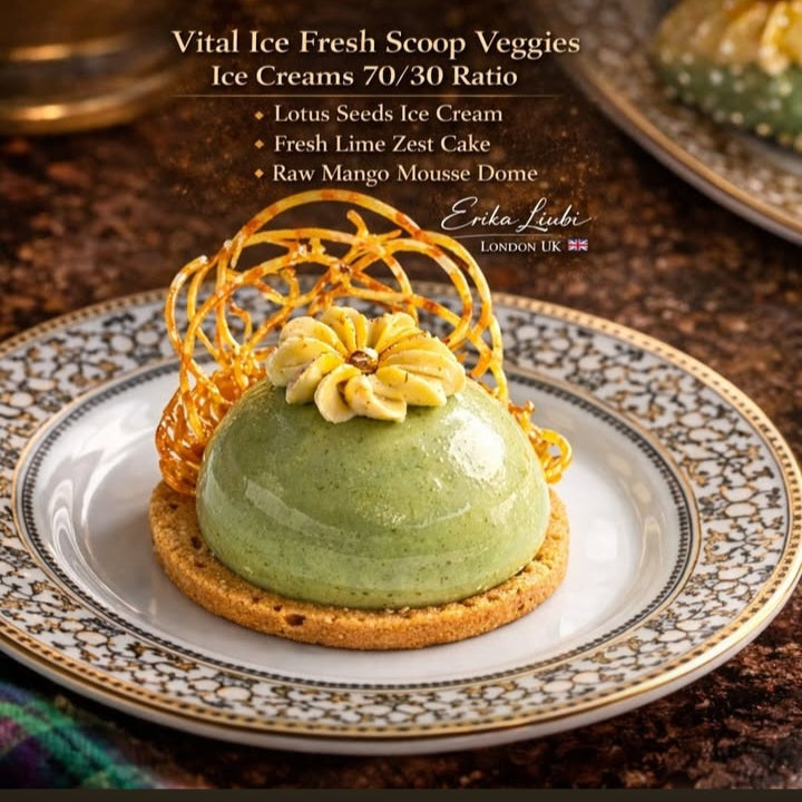 Glazed Mini Vegan Semifreddi available in 3 signature flavours.VITAL ICE FRESH SCOOP